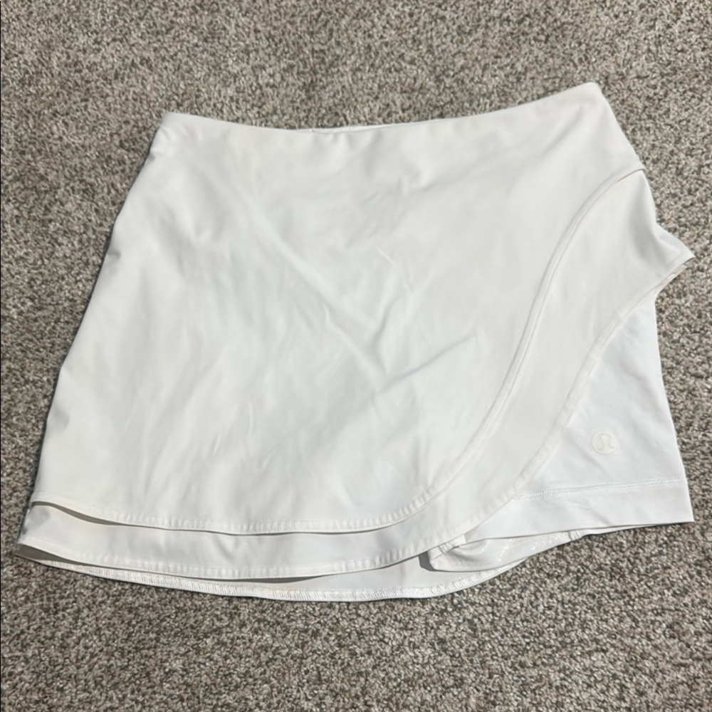 White Athletic Skort